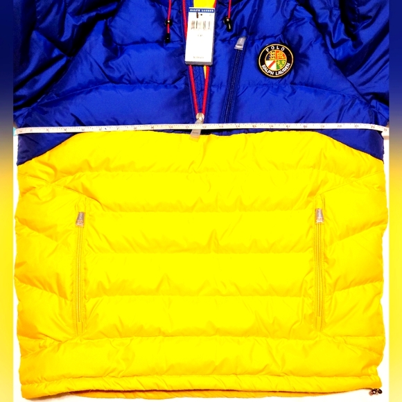 Polo Ralph Lauren USA Down 1/4 Zip Pullover Puffer Jacket Men’s Sz Small NWT - Picture 6 of 9